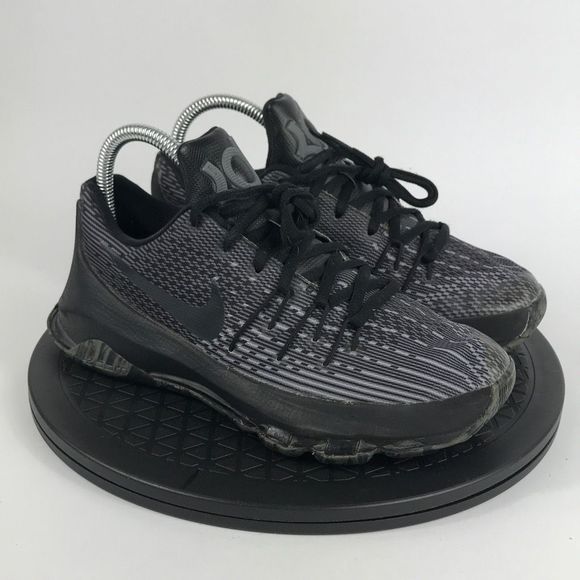 Nike KD 8 Black/Gray Keving Durant Basketball Shoes 768867-001 Youth Size 5Y - Picture 3 of 12